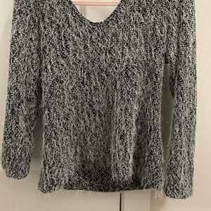 Boutique Women’s Medium Popcorn Sweater Wolf Grey